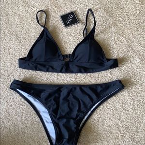 Black triangle bikini